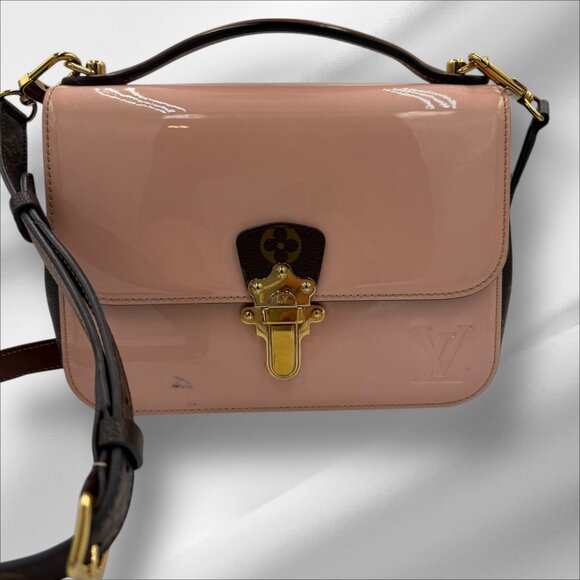 Louis Vuitton Monogram Cherrywood BB Rose Balerine - Picture 1 of 9